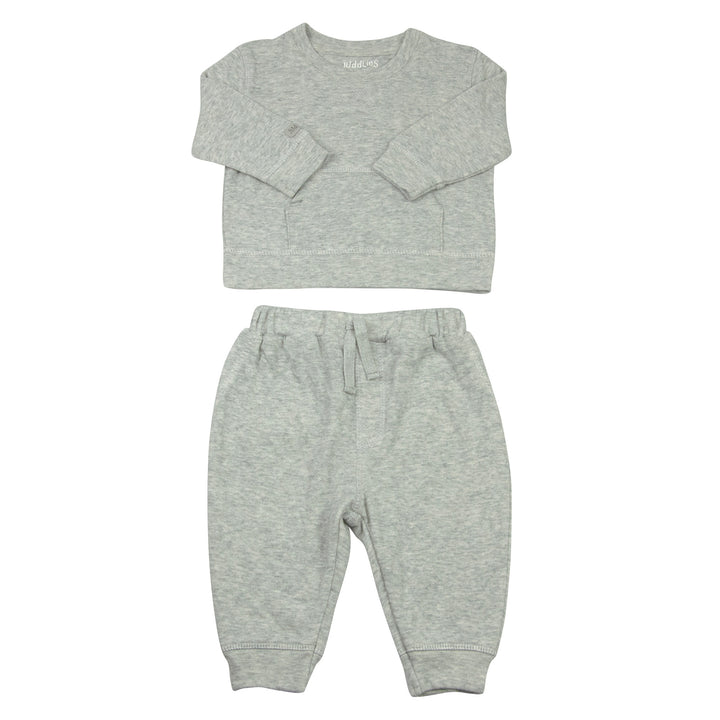 Juddlies - BreatheEZE 2PC JoggerSet LightGreyFleck XL 18-24m Breathe EZE 2 piece Jogger Set - Light Grey Fleck 821436010094