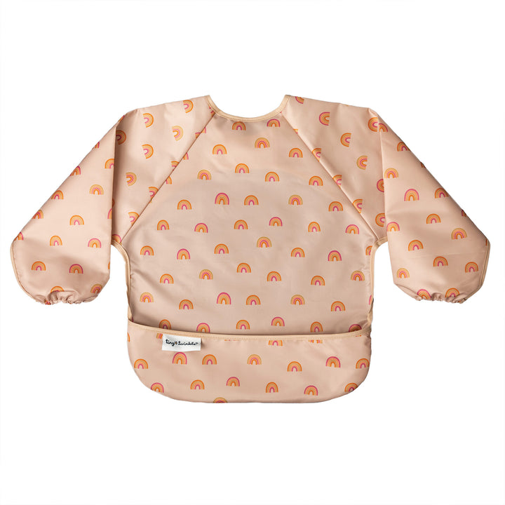 Tiny Twinkle - Full Sleeve Bib - Boho Rainbow 6-24M Mess-proof Full Sleeve Bib - Boho Rainbow 810027532992