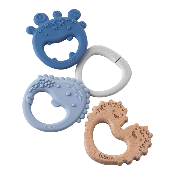 Trio Teether - Lullaby Blue