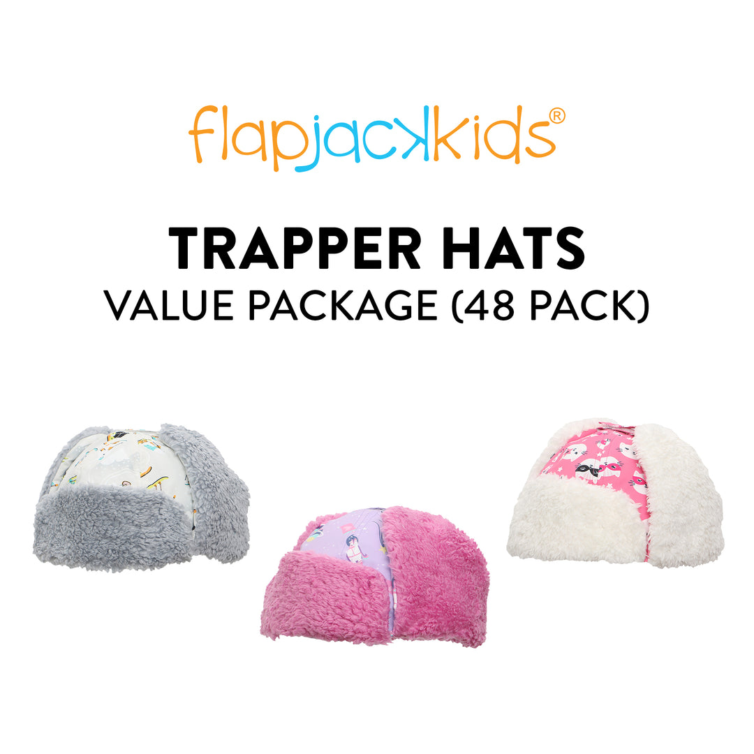 FlapJackKids - Water-Repellant Trapper Hats - 8% of with 48 Hat buy-in