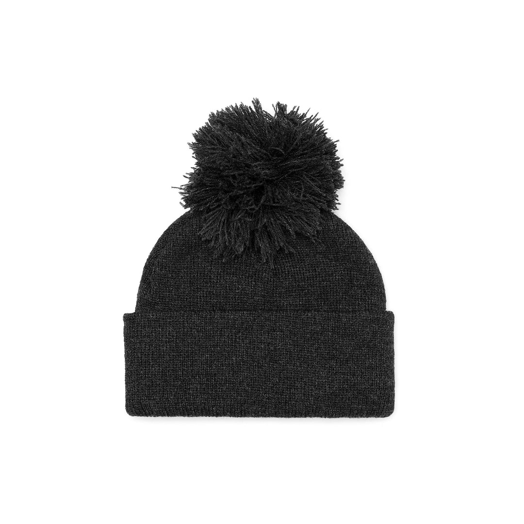 Pom Beanie - Heather Charcoal