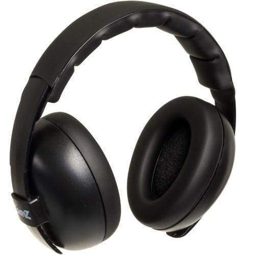 Banz - Baby Mini Earmuffs - Black-Onyx - 0-2yrs Baby Hearing Protection Earmuffs (2m+) - Onyx 9330696042482