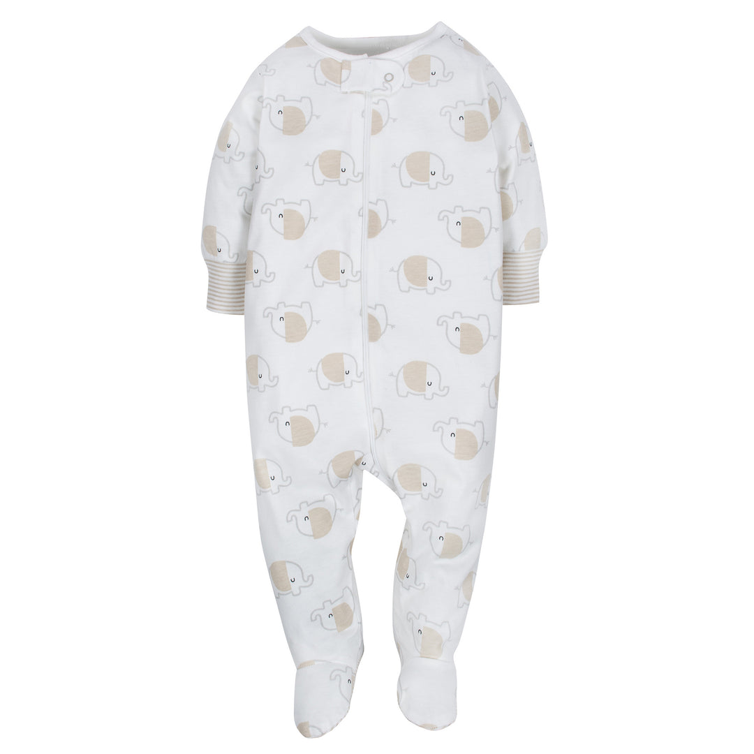 4-Pack Baby Neutral Clouds & Elephant Sleep n Plays