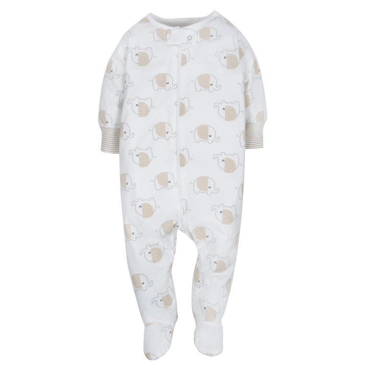 4-Pack Baby Neutral Clouds & Elephant Sleep n Plays