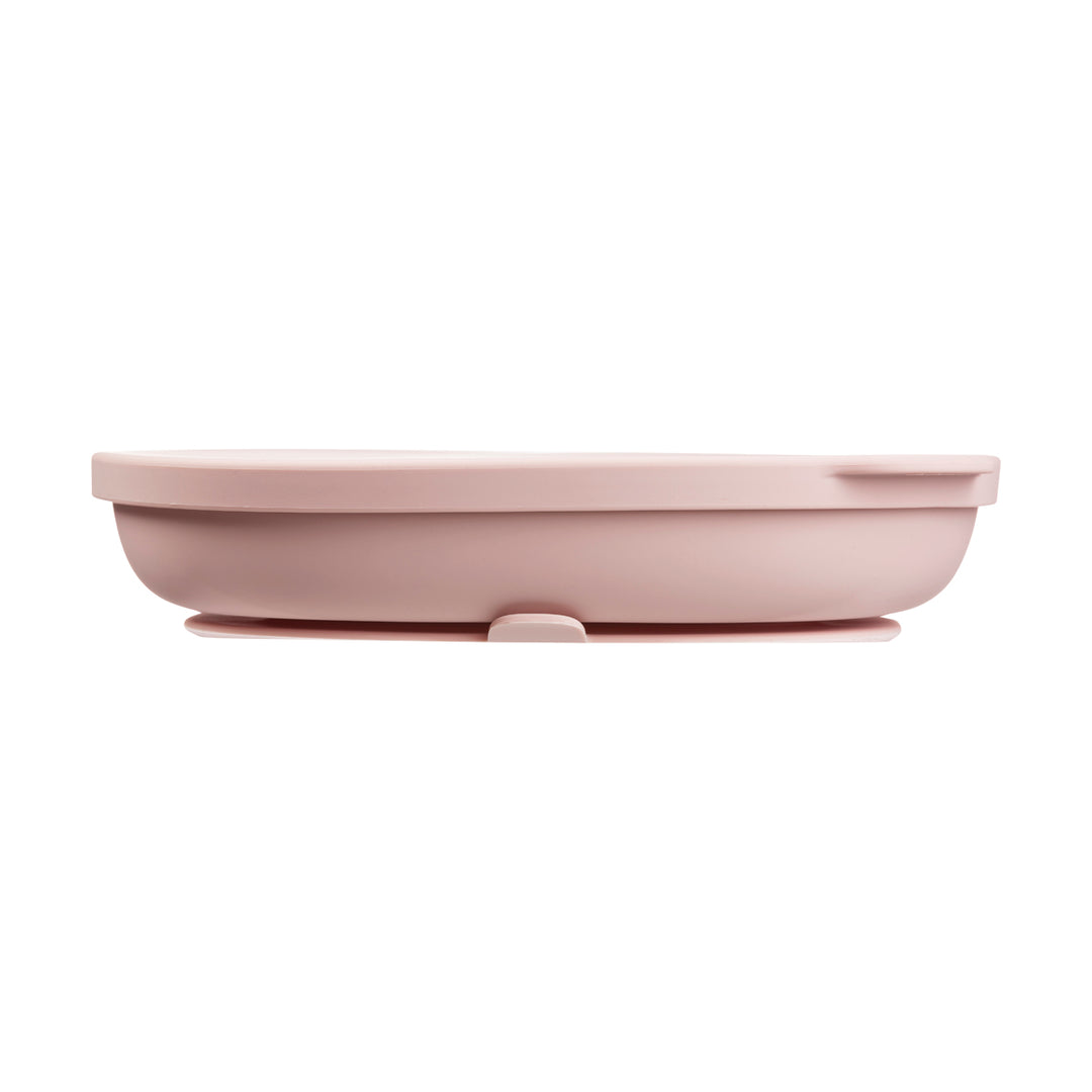 Silicone Plate + Lid - Blush