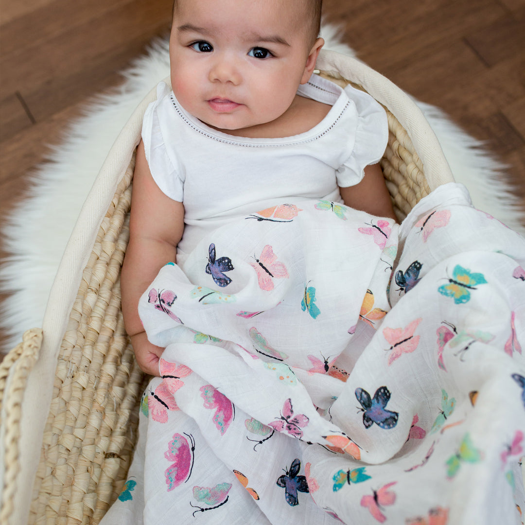 Cotton Muslin Swaddle Blanket - 47x47