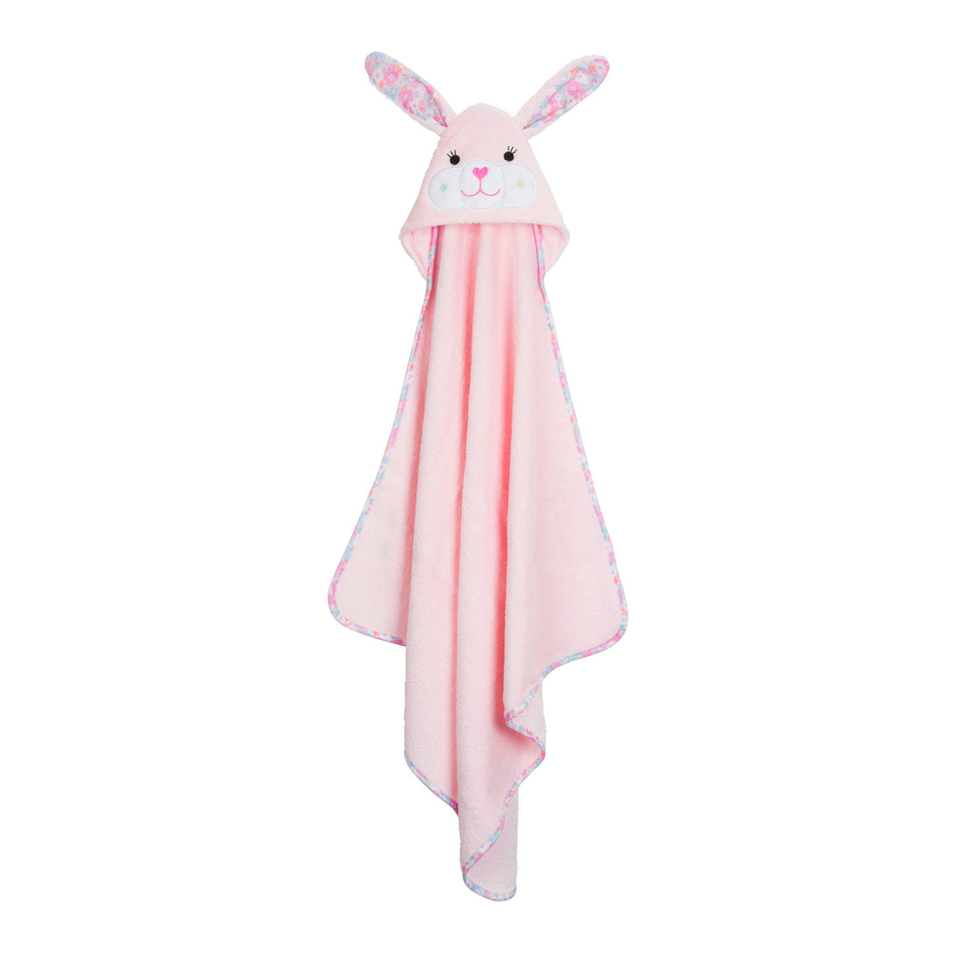 Baby Snow Terry Hooded Bath Towel - Beatrice Bunny 0-18M