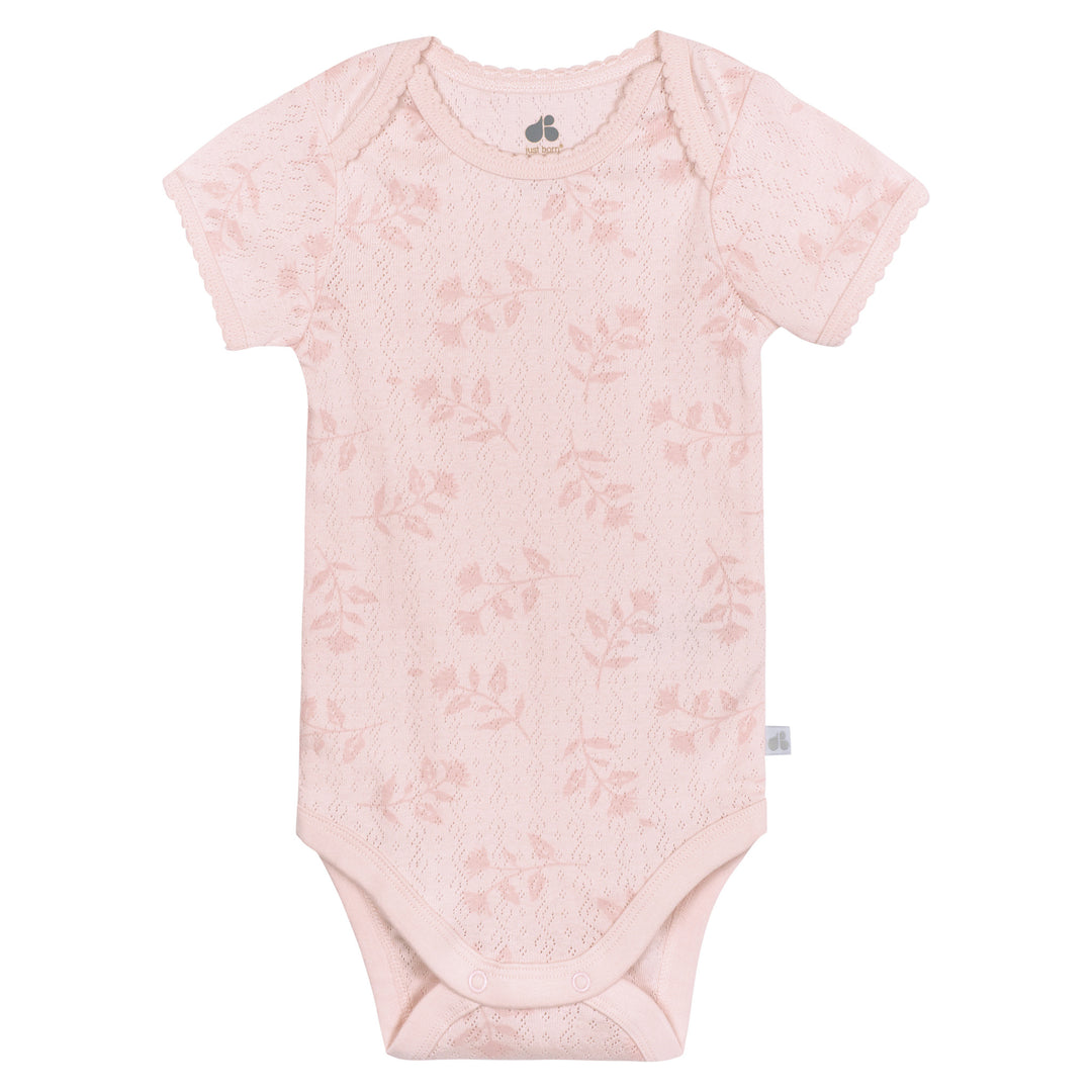 Short Sleeve Bodysuits - 3pk