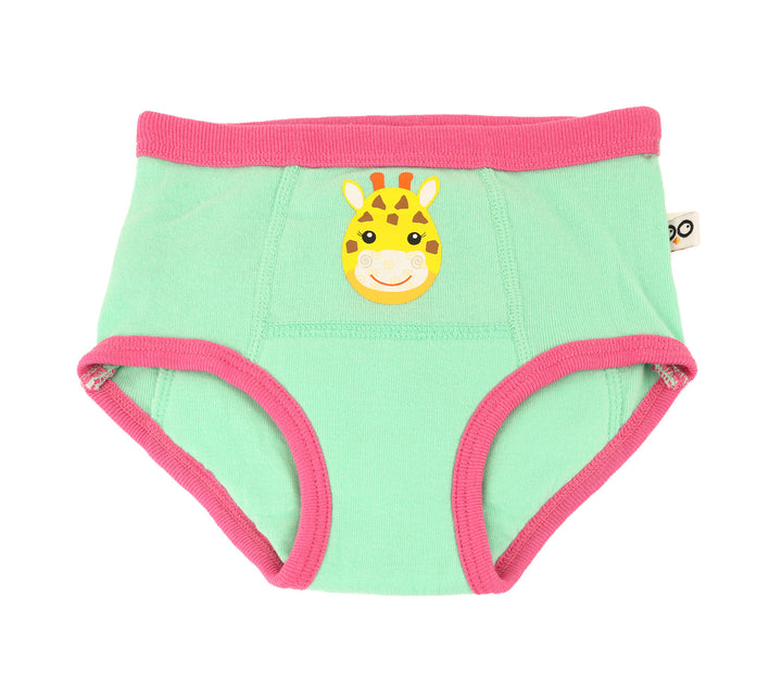 Organic Cotton 3 Piece Potty Training Pants - Zoo Friends