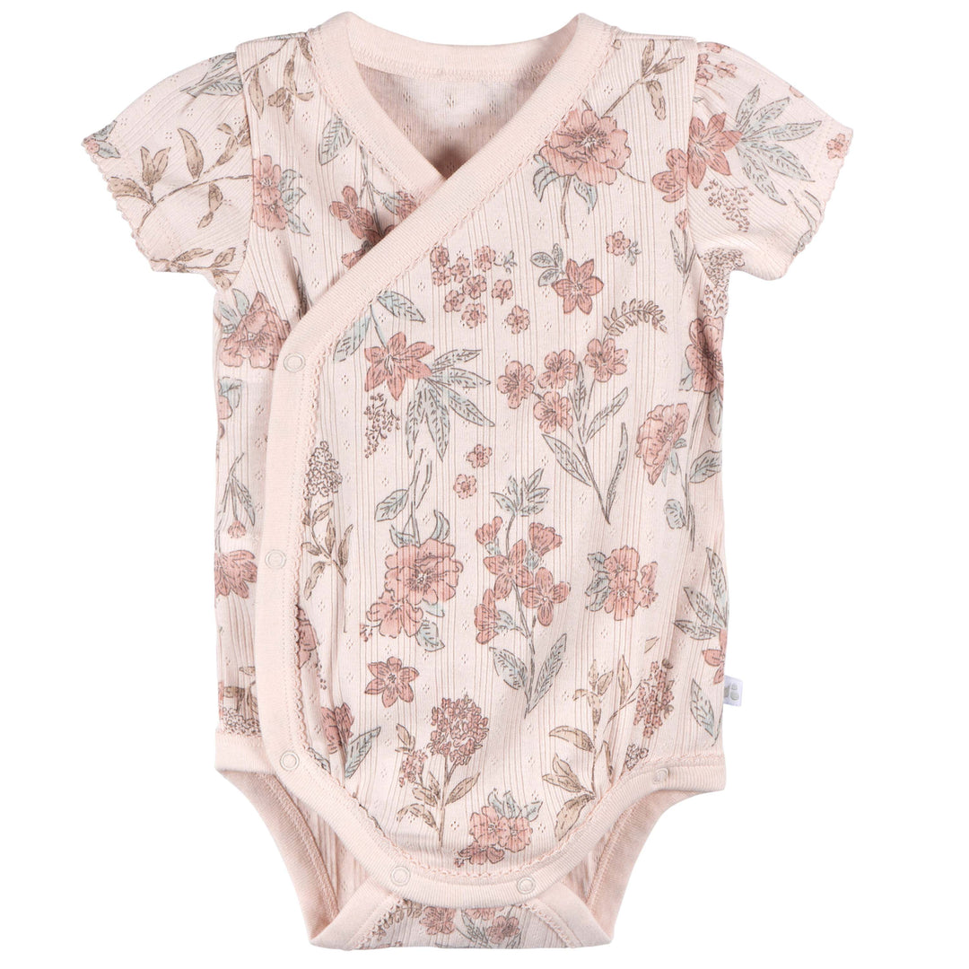 Short Sleeve Bodysuits - 3pk