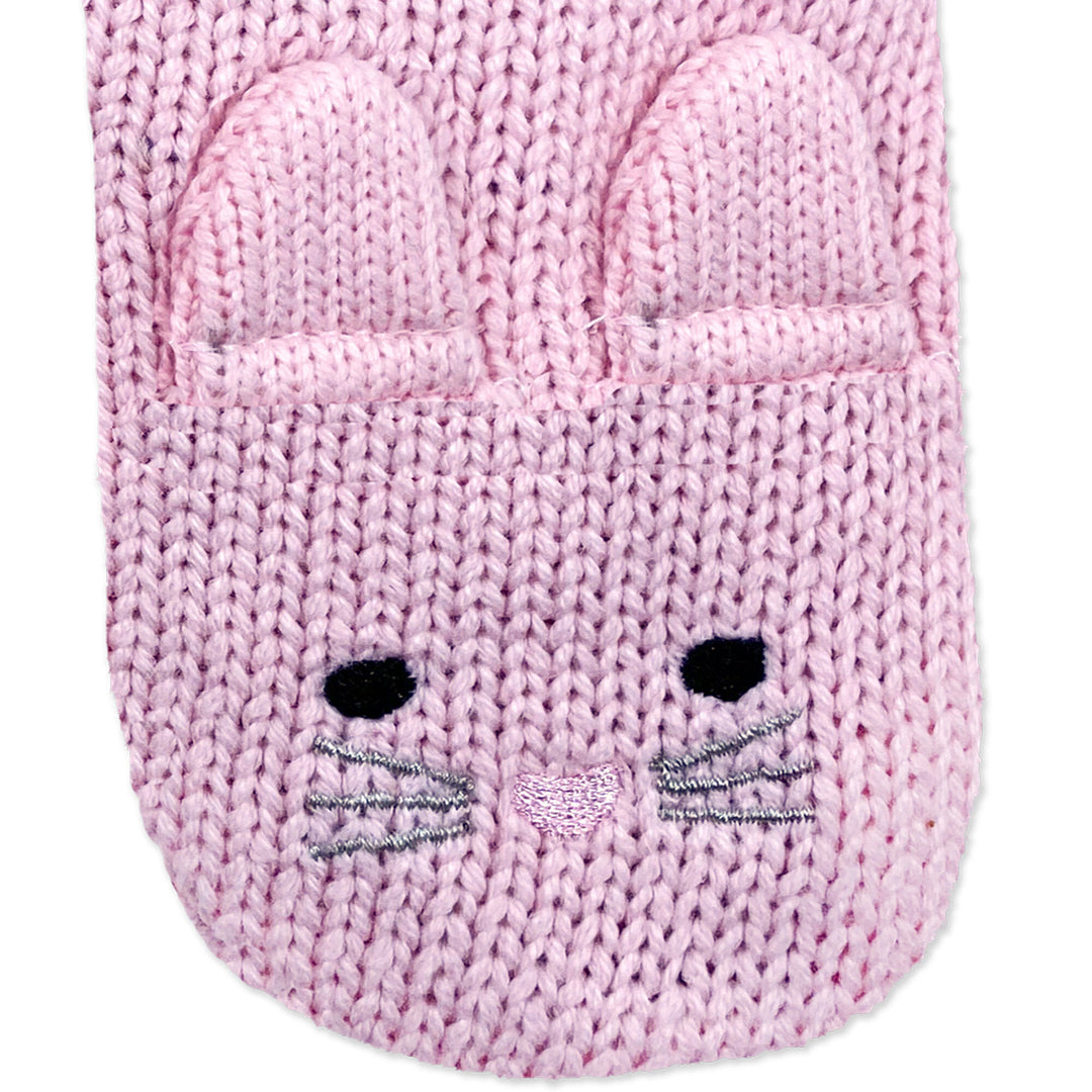 BabyToddler Knit Mittens - Beatrice the Bunny