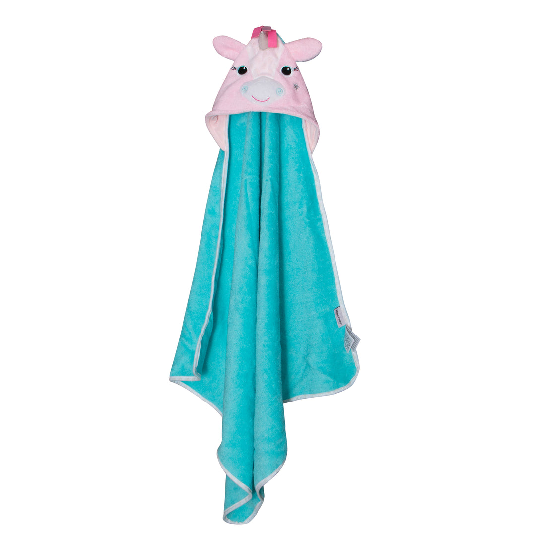 Baby Snow Terry Hooded Bath Towel - Allie Alicorn