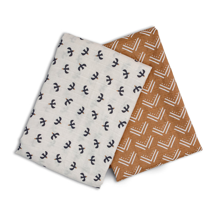 2pk Cotton Muslin Swaddle Blanket - 40x40