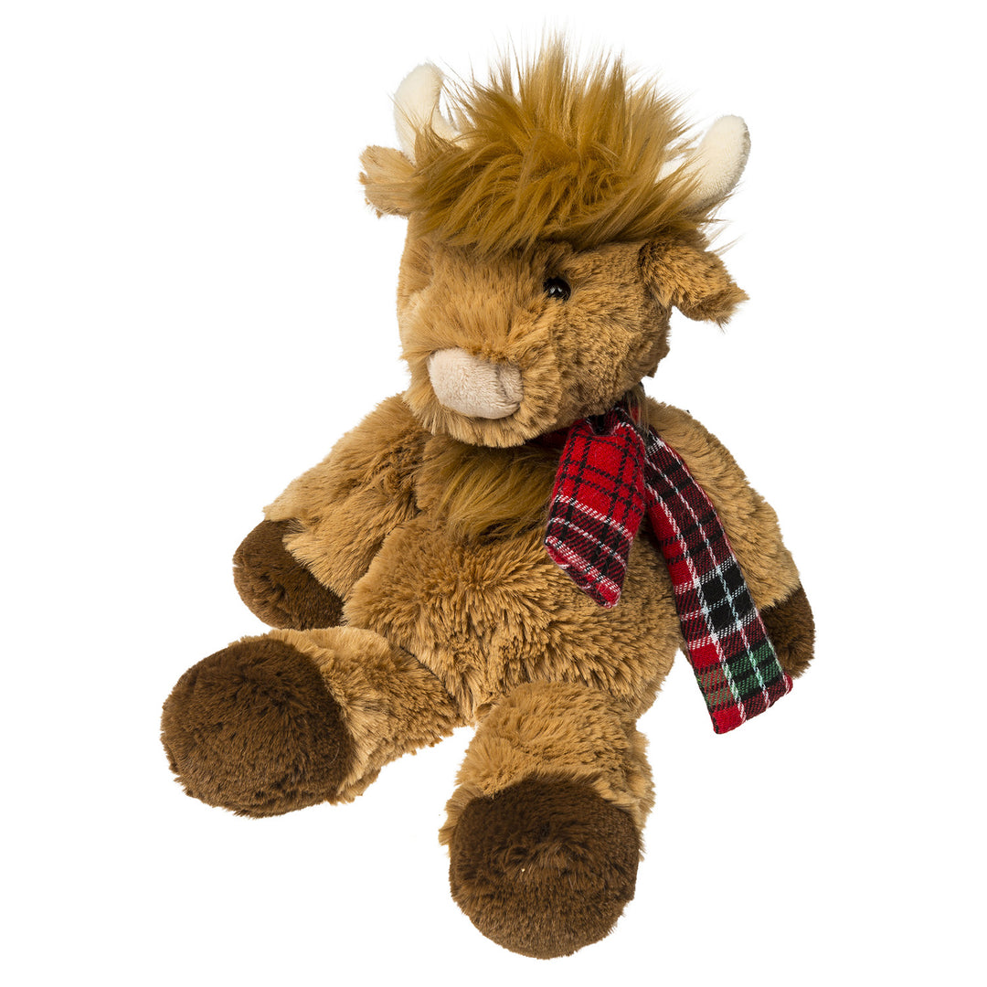 Marsh.Zoo Jr Highland Cow W/Scarf