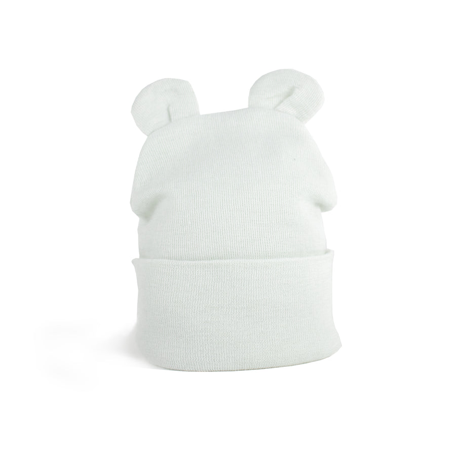 Kidcentral - Newborn Baby Knitted Hat - Ears - Grey Newborn Hat - Ears - Grey 808177020049