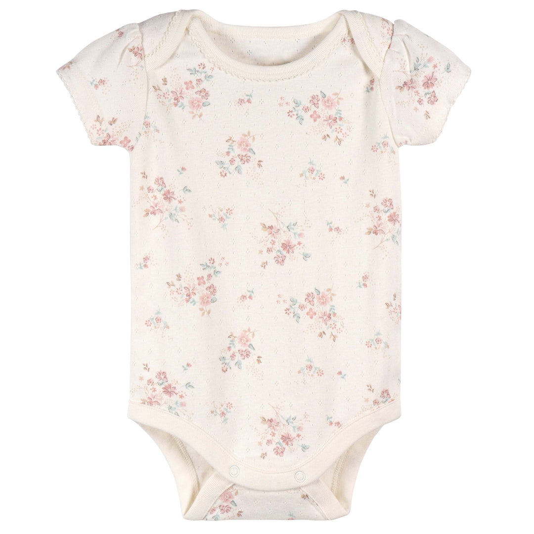 Short Sleeve Bodysuits - 3pk