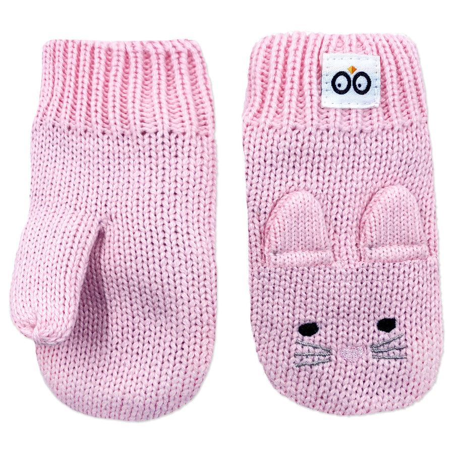 ZOOCCHINI - BabyToddler Knit Mittens Beatrice  Bunny 6-12M BabyToddler Knit Mittens - Beatrice the Bunny 810608030848