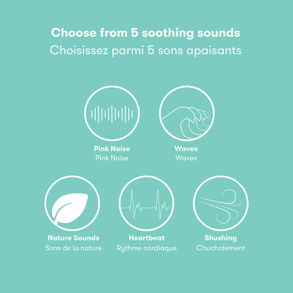 Machine à sons portable et veilleuse 2 en 1