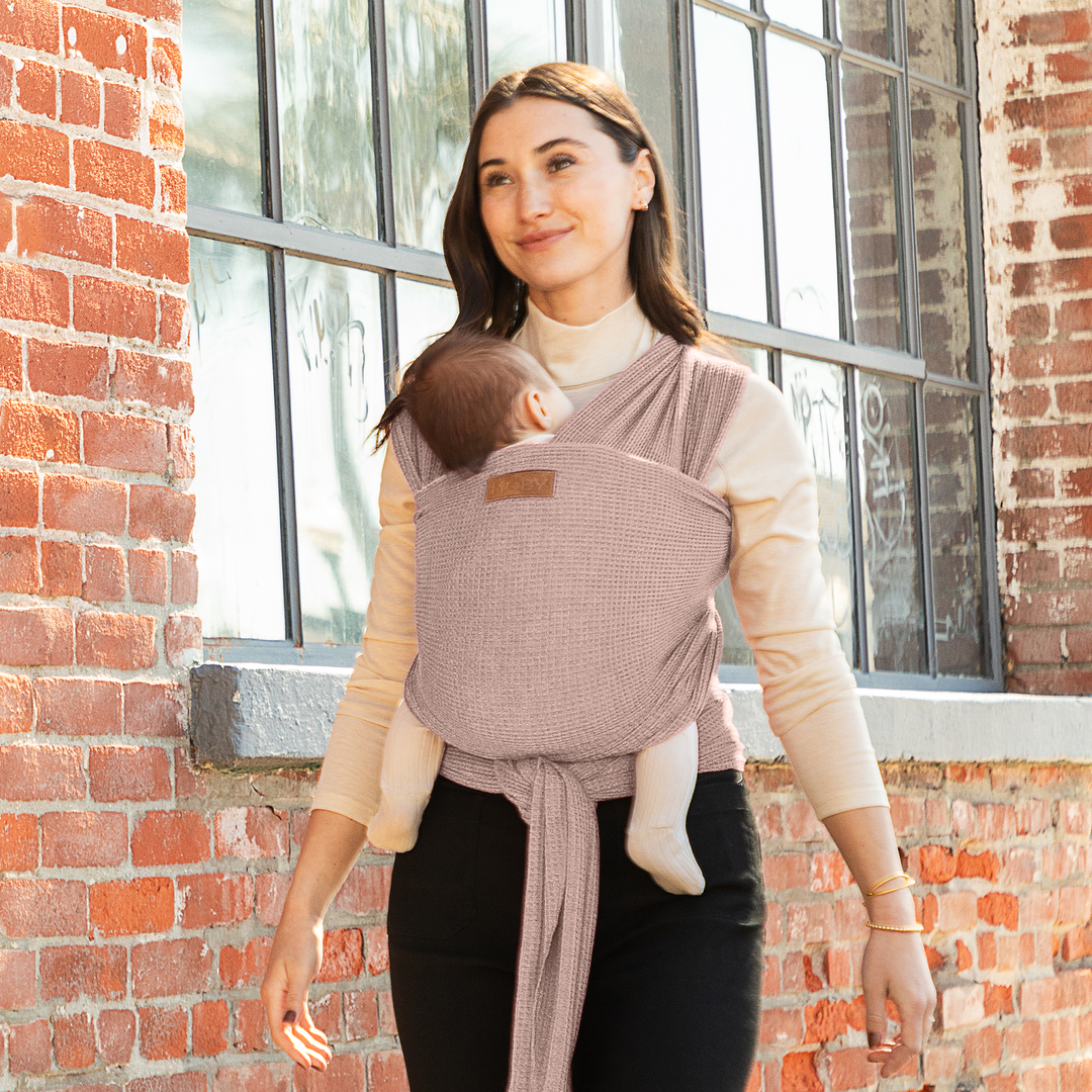 Waffle Knit Wrap - Sandstone