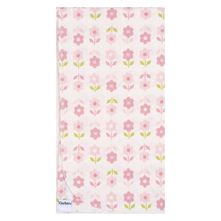 Flannel Receiving Blanket - 4pk