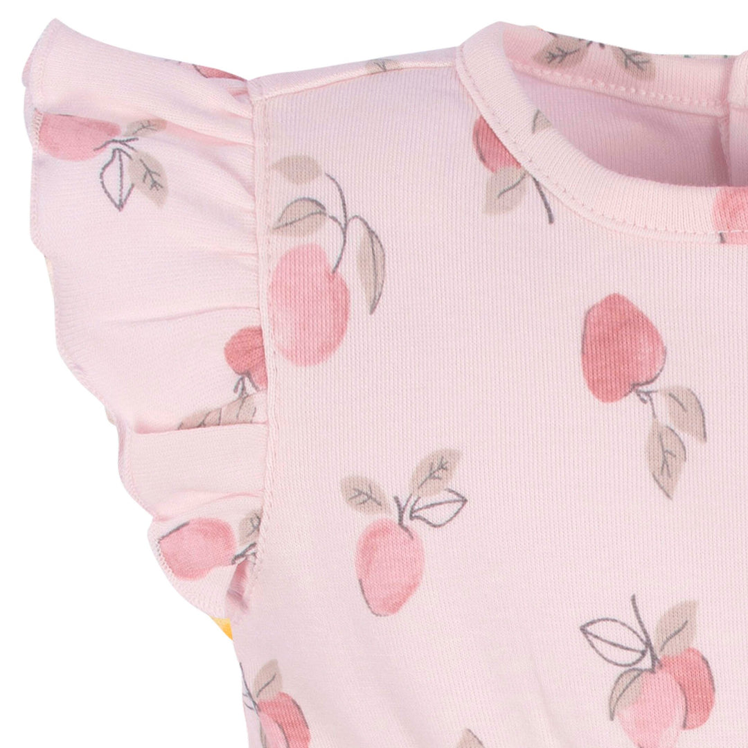 Gerber 1-Pack Baby Girl Appley Sweet Romper