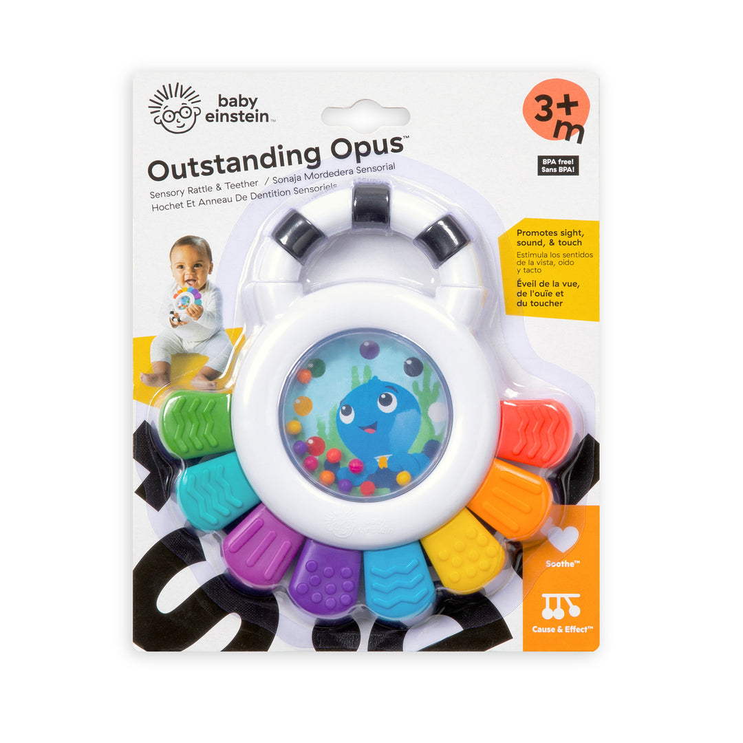 Outstanding Opus™ Sensory Rattle & Teether