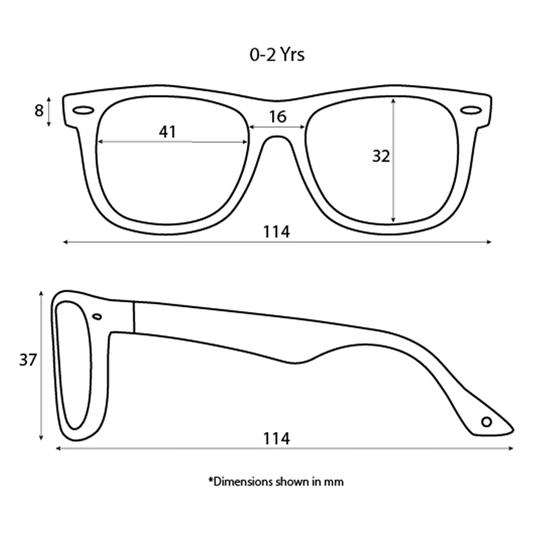 Screen Glasses - Black 0-2Y