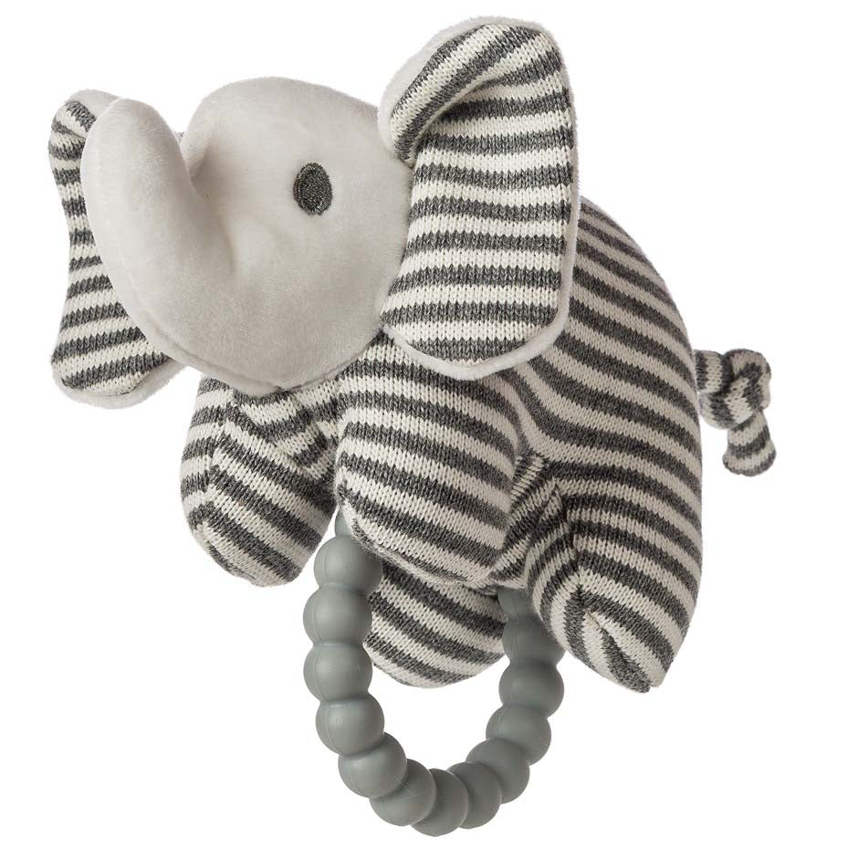 d - Mary Meyer - Afrique - Elephant Teether Rattle 5" Afrique - Elephant Teether Rattle 5" 719771432308