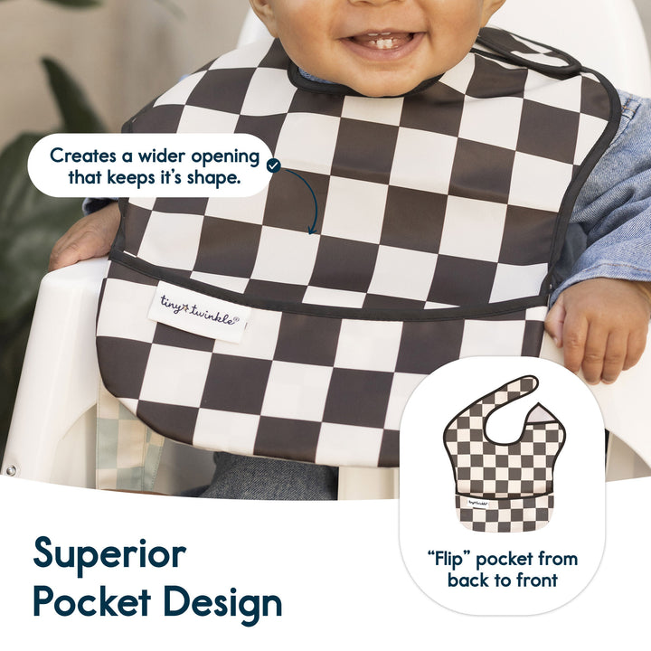 Mess-Proof Easy Bib - 3pk