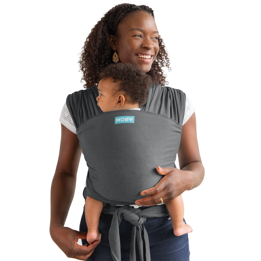 Moby - Elements Wrap - Asphalt Elements Wrap Baby Carrier - Asphalt 818770016295