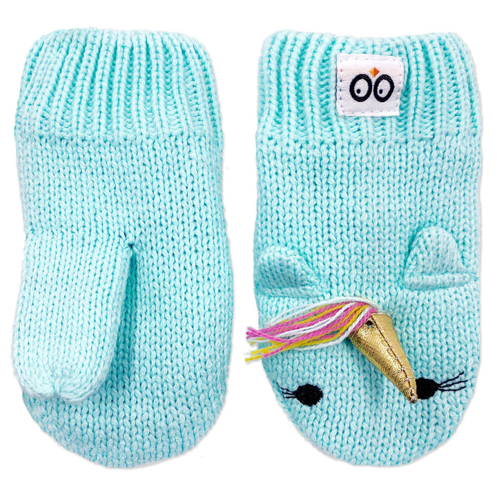 Baby-Toddler Knit Mittens