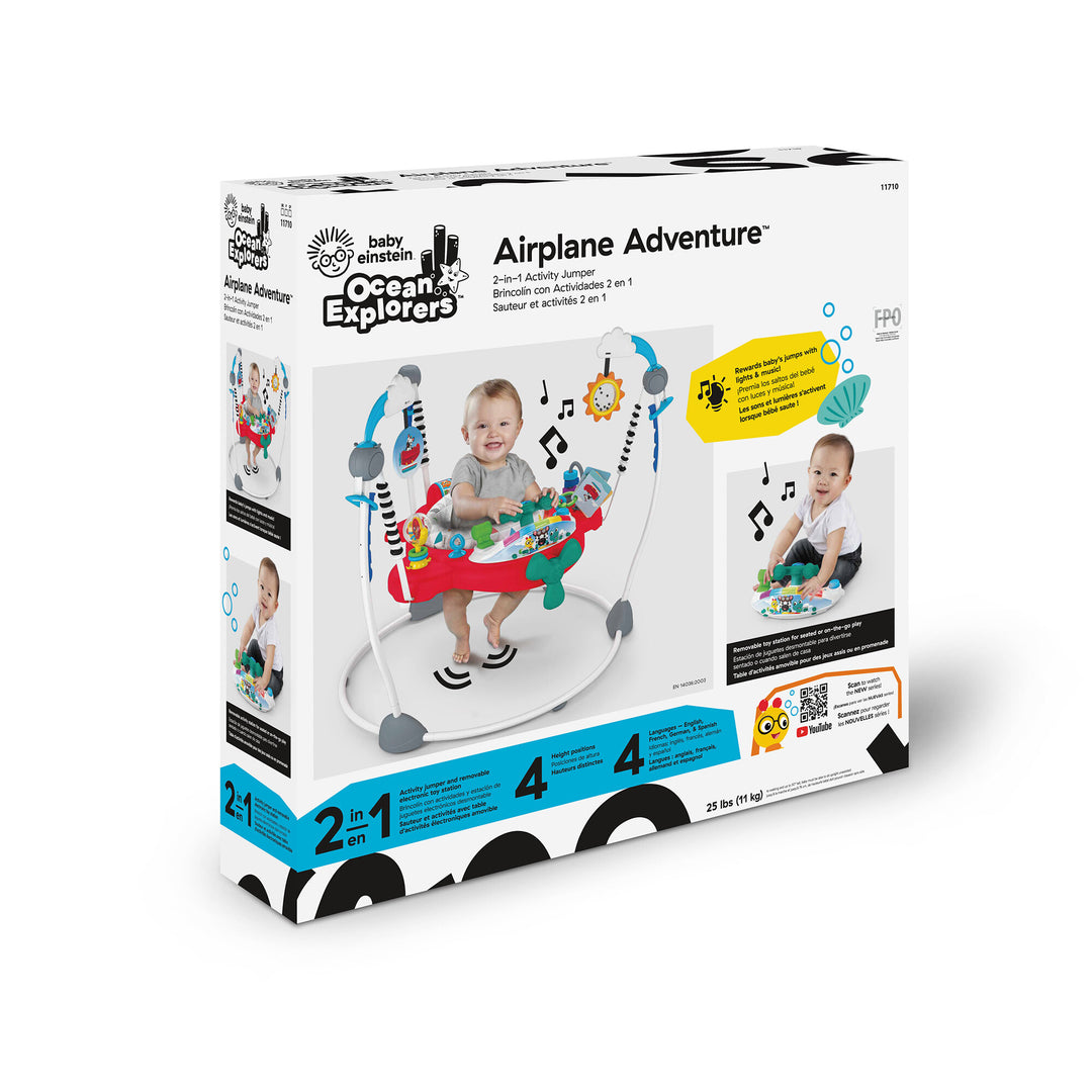 Airplane Adventure™ 2-in-1 Activity Jumper