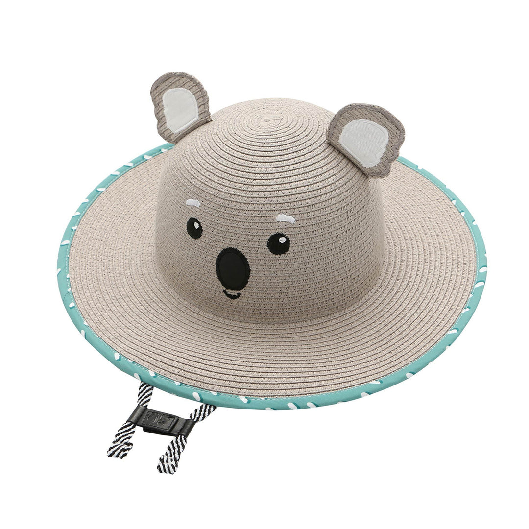 FlapJackKids - Kids' Lifeguard Straw Hat - Koala - L (4-6) Kids Lifeguard Straw Hat - Koala 873874009031