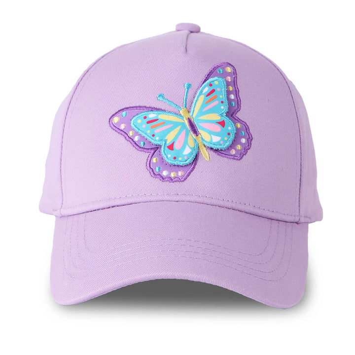 FlapJackKids - Kids Ball Cap - Butterfly - Large Kids UPF50+ Ball Cap - Butterfly 990006501468