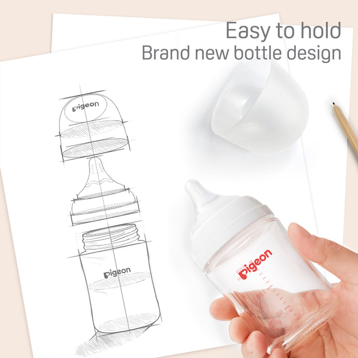 Glass Bottle 5oz with SS Nipple (0M+)