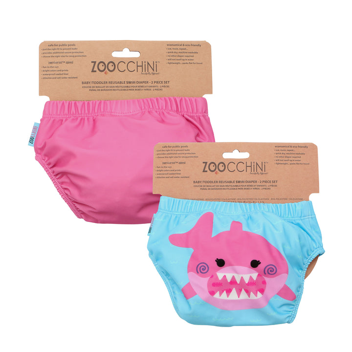 Baby-Toddler Knit Swim Diaper 2 Piece Set