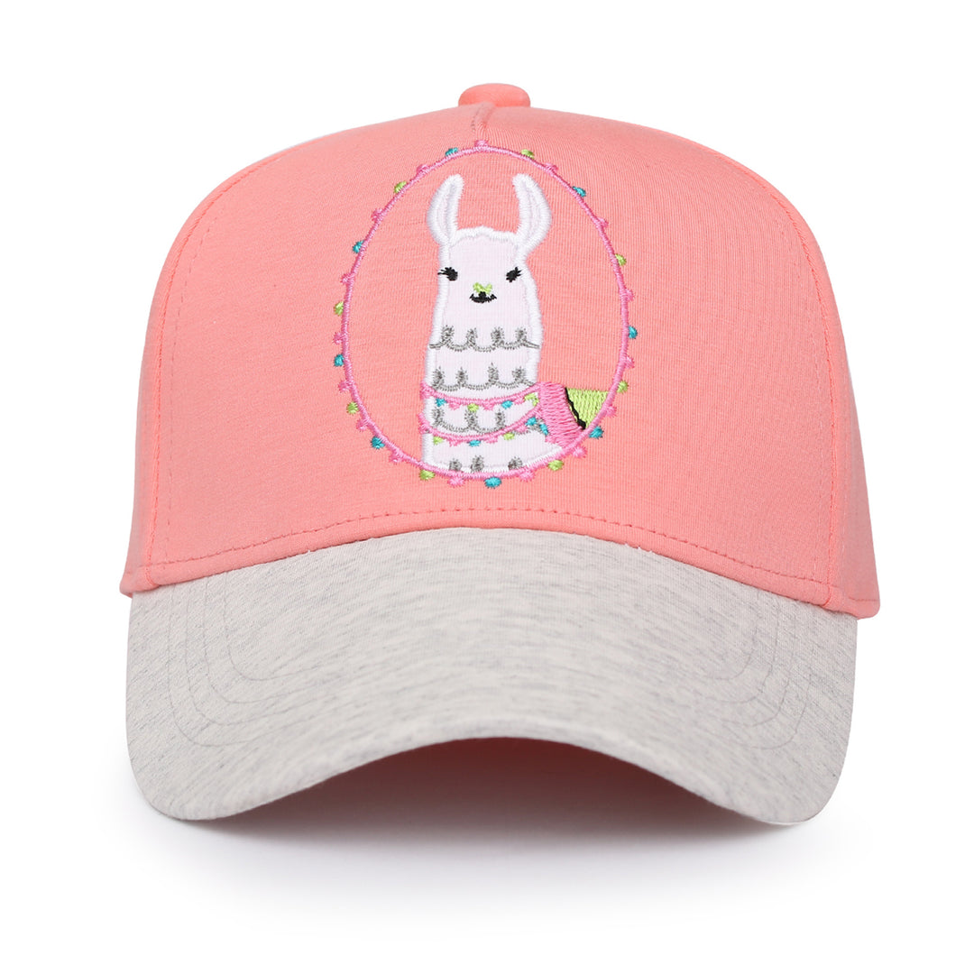 d - FlapJackKids - Kids Ball Cap - Llama - Large Kids UPF50+ Ball Cap - Llama 873874006085