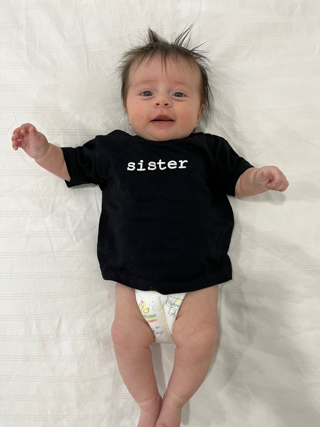 Infant T-Shirt - Sister - Black