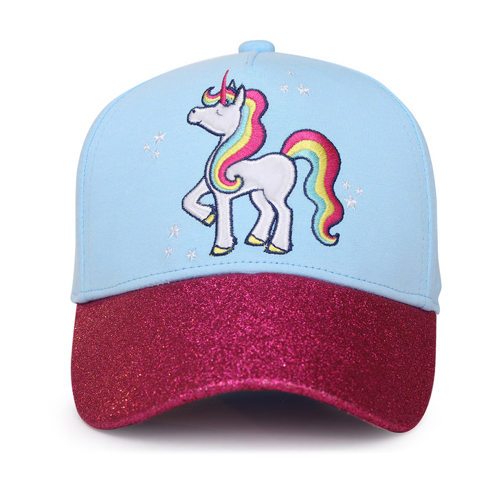 FlapJackKids - Kids Ball Cap - Unicorn - Medium Kids UPF50+ Ball Cap - Unicorn 873874006054