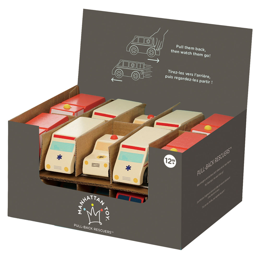 Pull Back Rescuers Cars