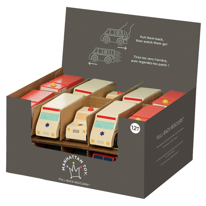 Pull Back Rescuers Cars