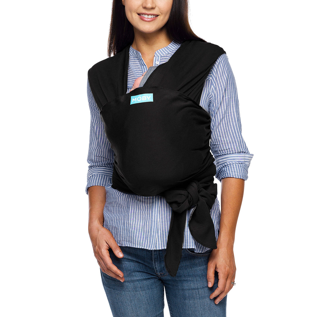 d - Moby - Evolution Wrap - Black Evolution Wrap Baby Carrier - Black 843390006487