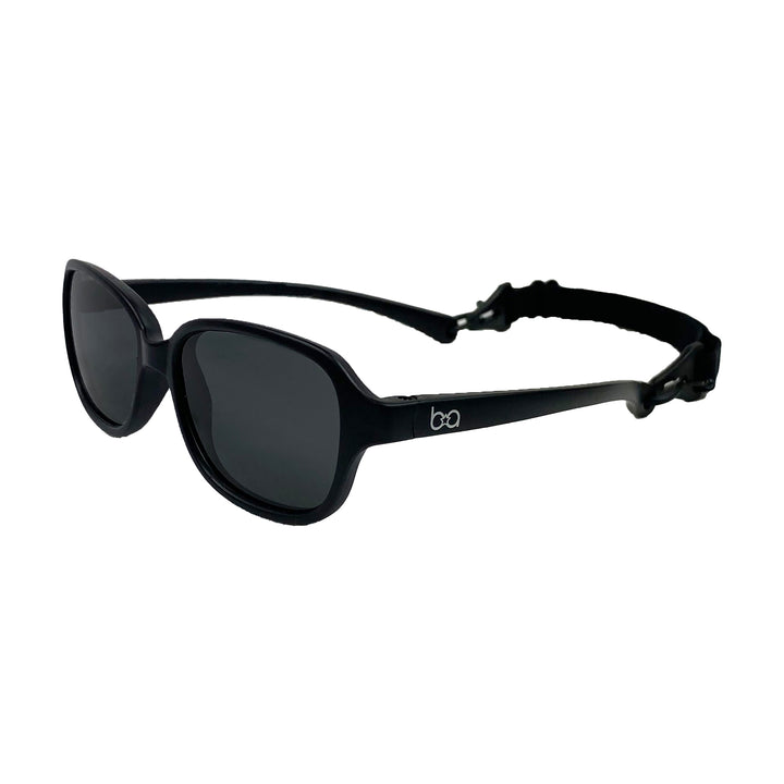 Sunglasses   Retro Squares   Glossy Black