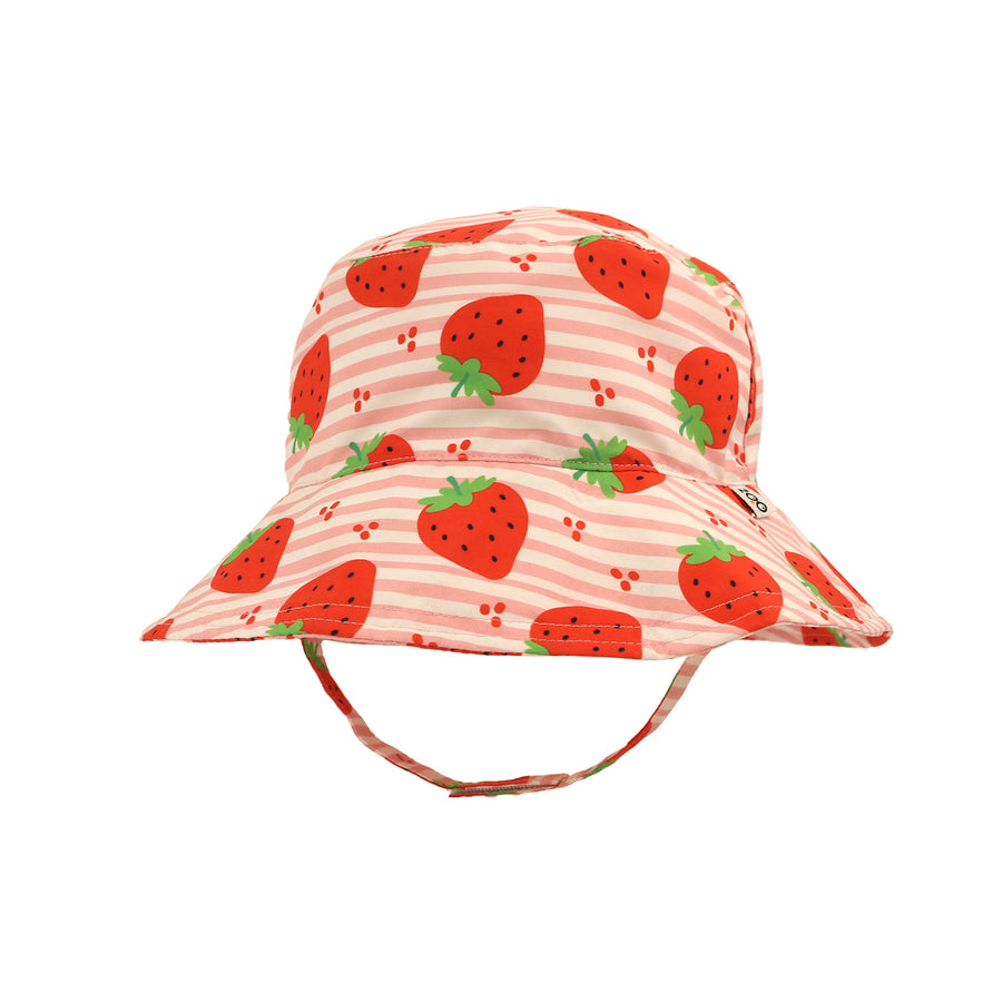 ZOOCCHINI - Printed Bucket Hat - Strawberry - 2-5Y Printed Bucket Hat - Strawberry 810608035256