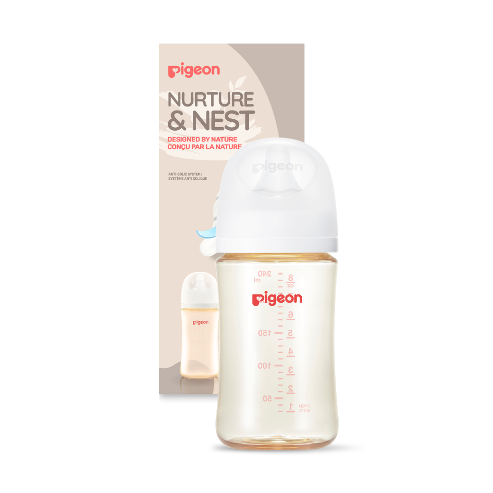 PPSU Bottle 8oz (1-Pack) with M Nipple 3M+