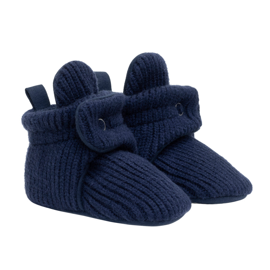 Robeez - F24 - Snap Booties - Colby - Navy - 3 (6-12M) Snap Booties - Colby - Navy 197166001238