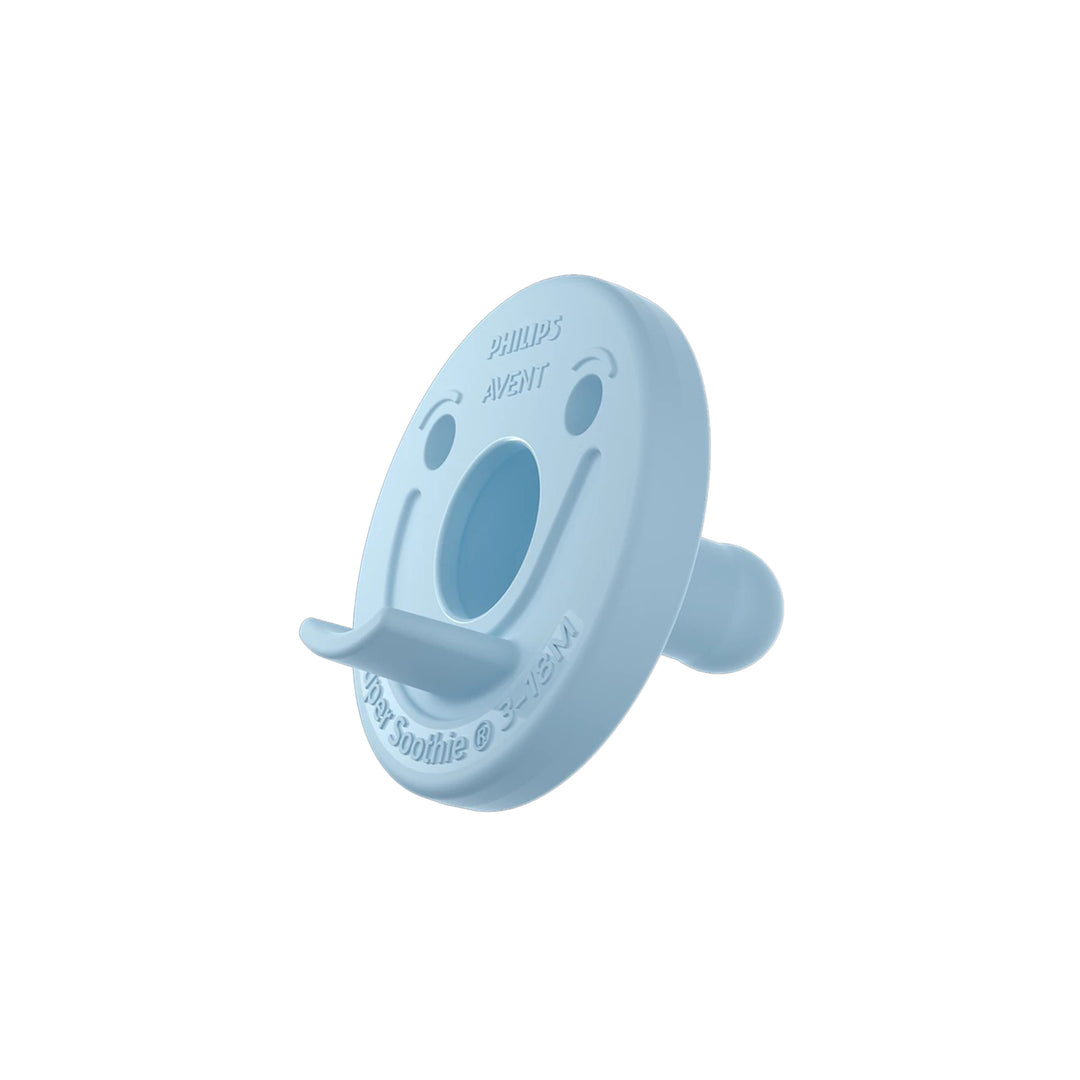 Soothie Pacifier 2 Pack - 3-18M - Sky Blue/Blue