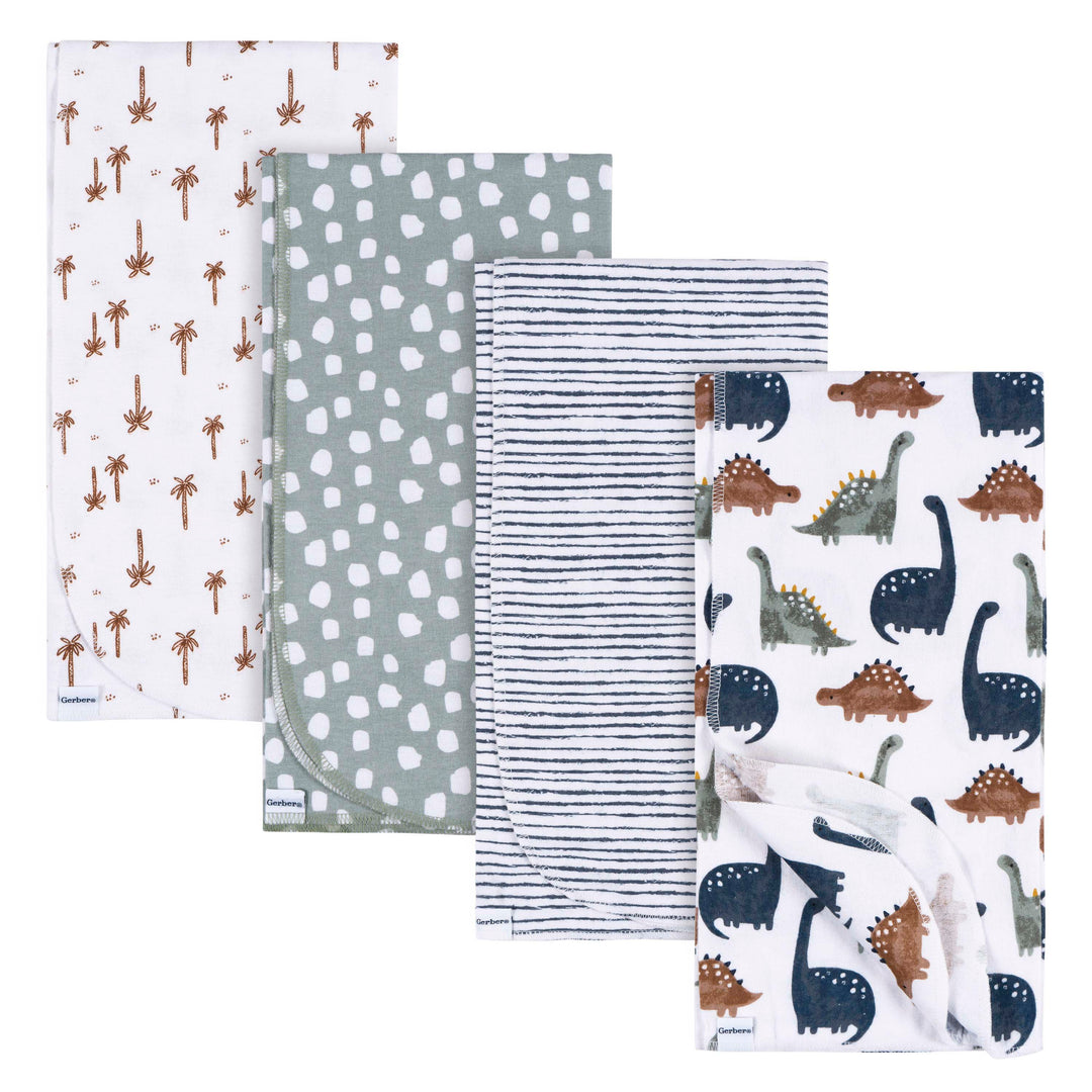 Flannel Receiving Blanket - 4pk