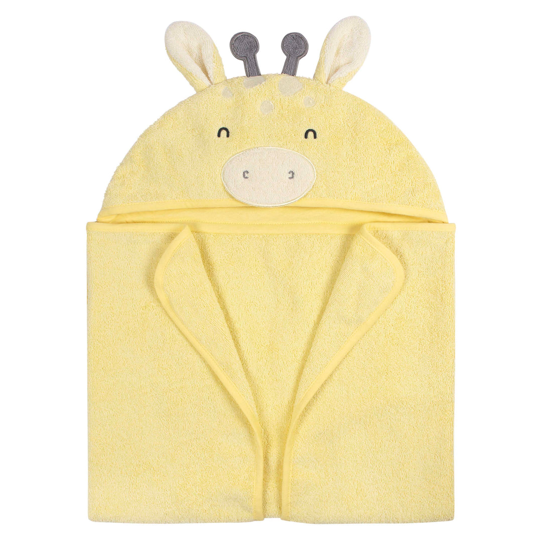 4pc Bath Set - Yellow Giraffe