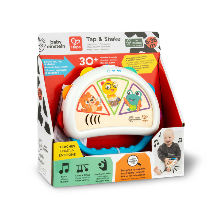 HAPE Tap & Shake Magic Touch Tambourine